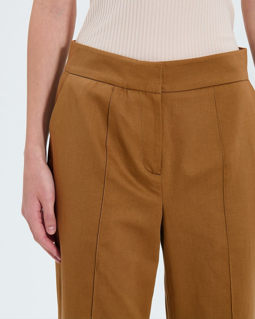 Pantalon fluide tabac_2