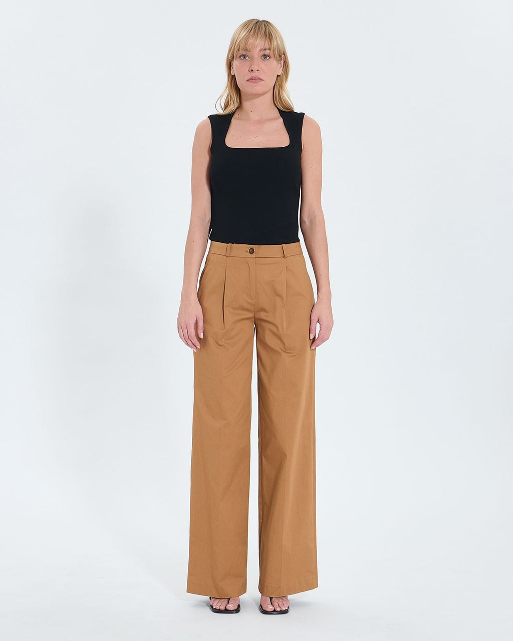 Pantalon fluide tabac_4