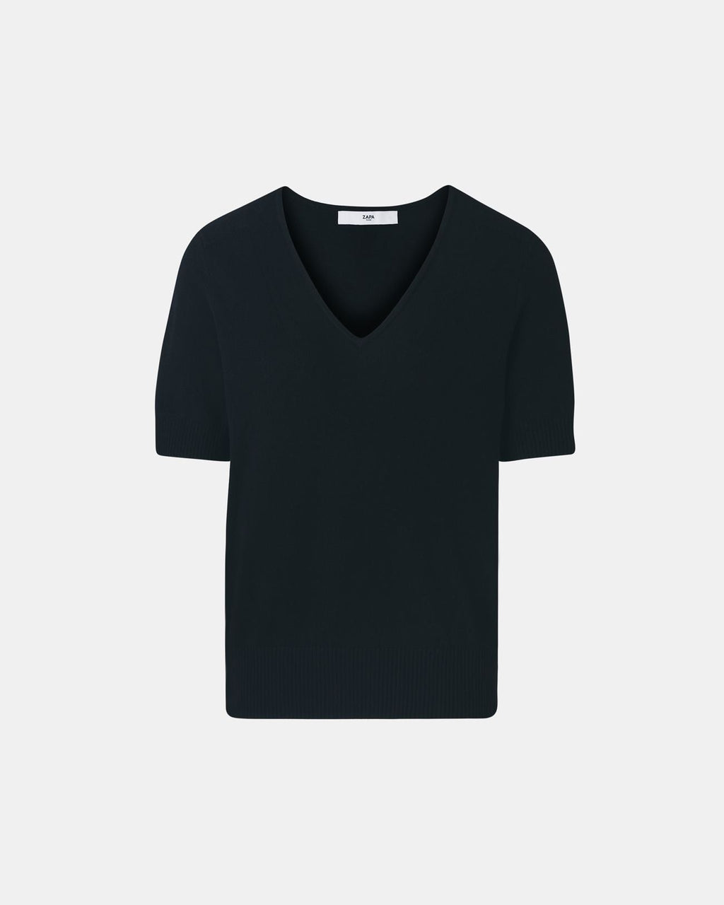 Pull manches courtes noir_5