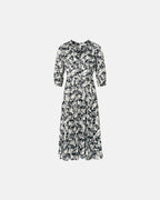 Robe longue évasée à imprimé floral_5
