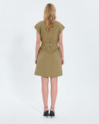 Robe chemise kaki_3