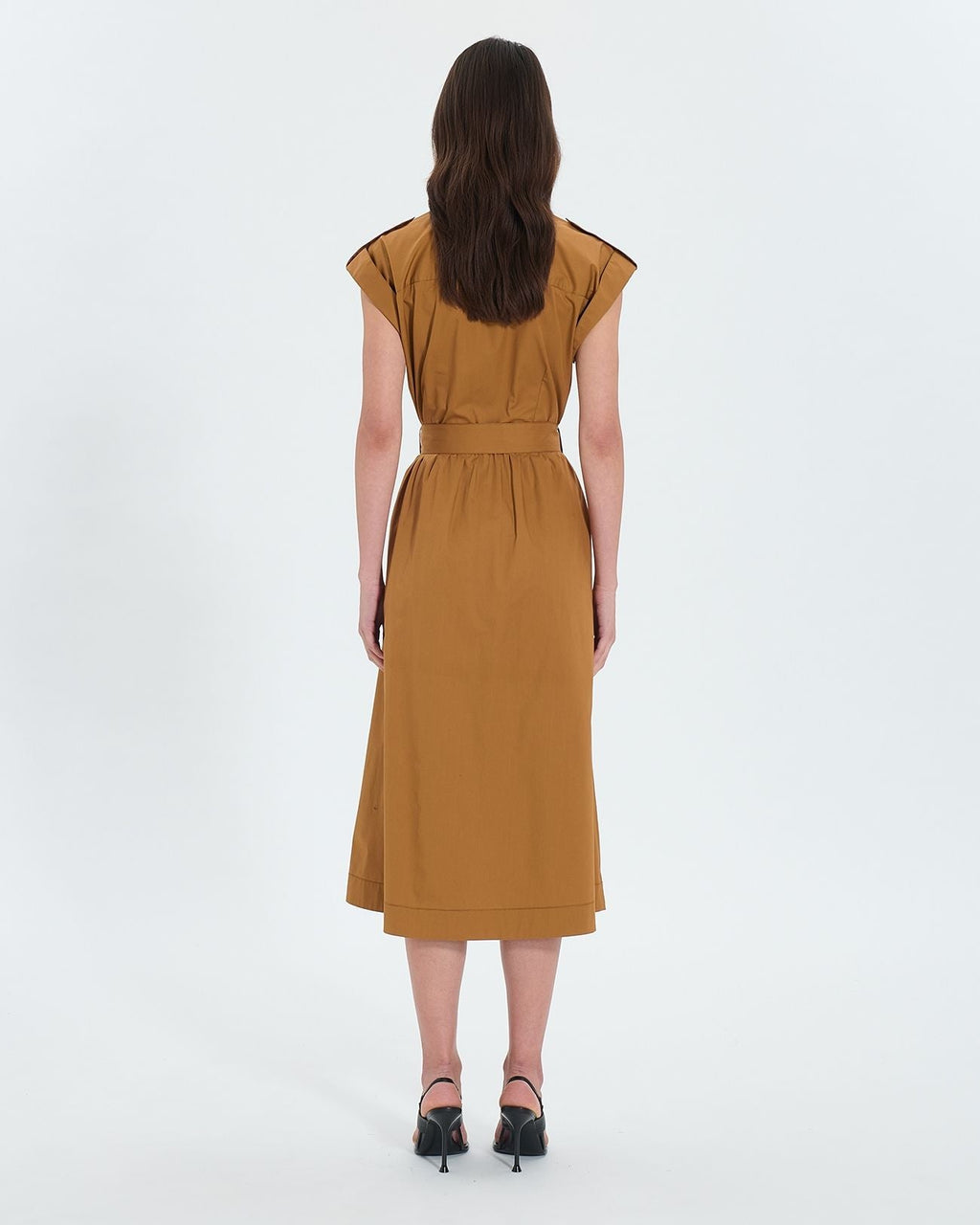 Robe chemise tabac_3