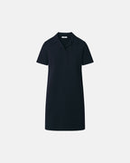 Robe chemise en crêpe nocturne_5