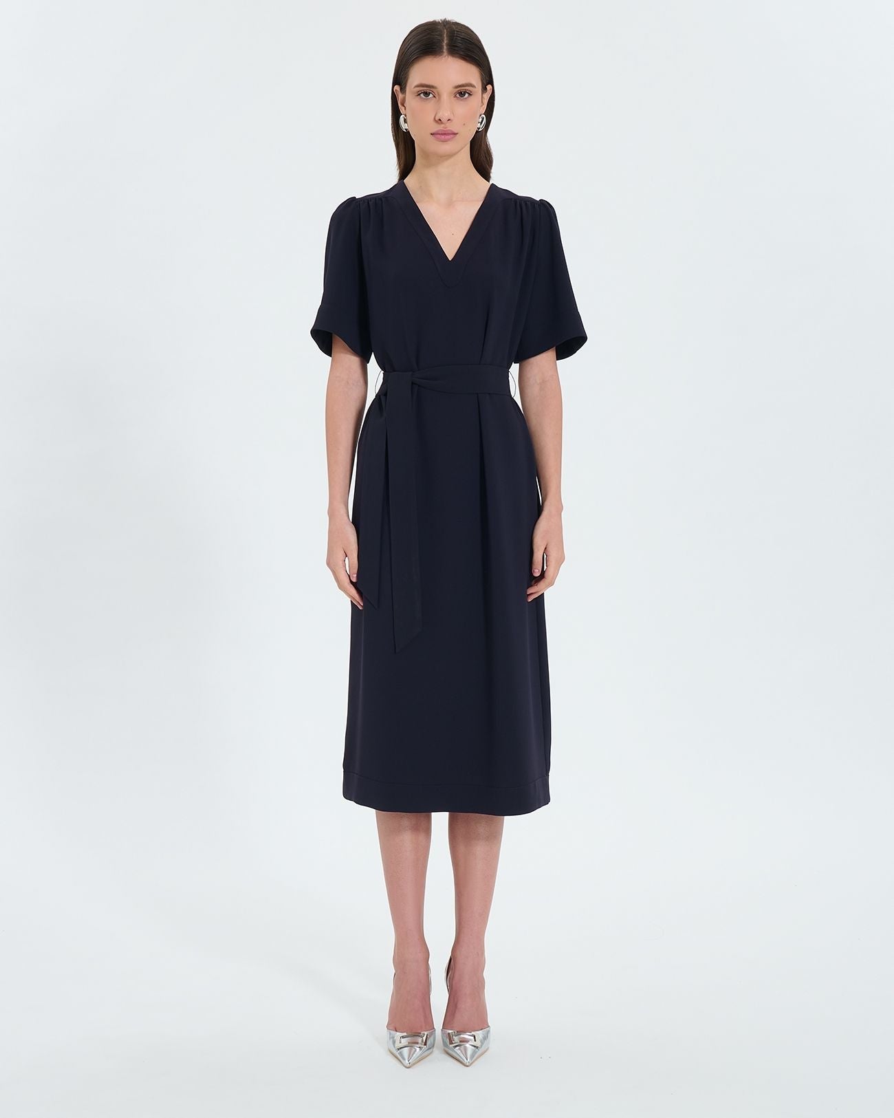Robe longue cintrée nocturne_1