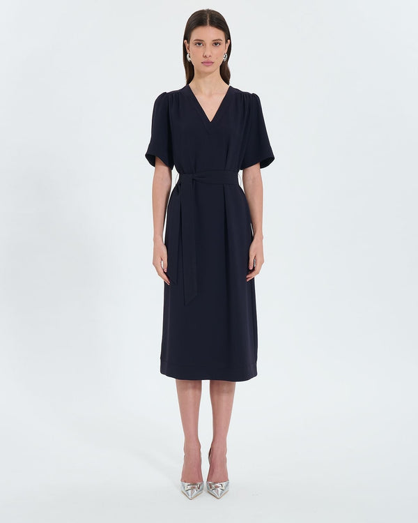 Robe longue cintrée nocturne_1