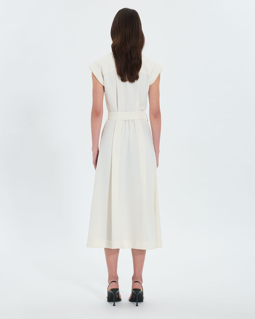 Robe saharienne midi écrue_3