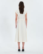 Robe saharienne midi écrue_3
