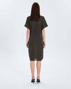 Robe en maille fine kaki_3