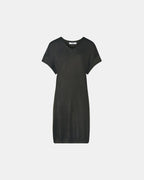 Robe en maille fine kaki_5