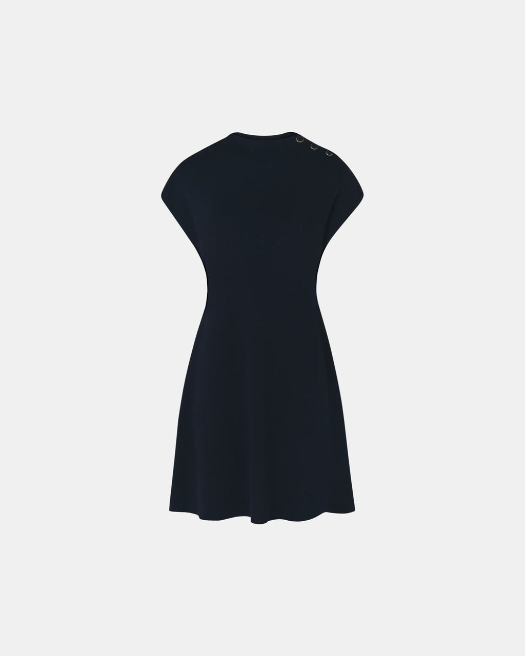 Robe courte en maille nocturne_5