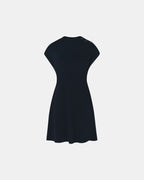 Robe courte en maille nocturne_5