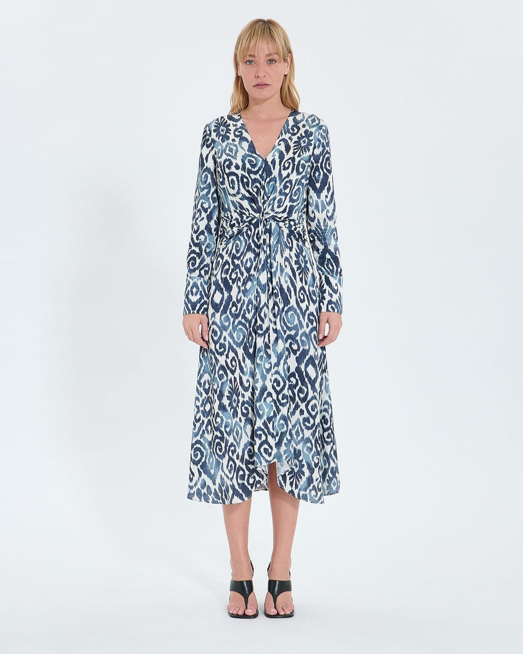 Robe longue à imprimé_4