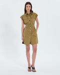 Robe chemise kaki_1