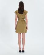 Robe chemise kaki_3