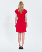Robe chemise rouge_3