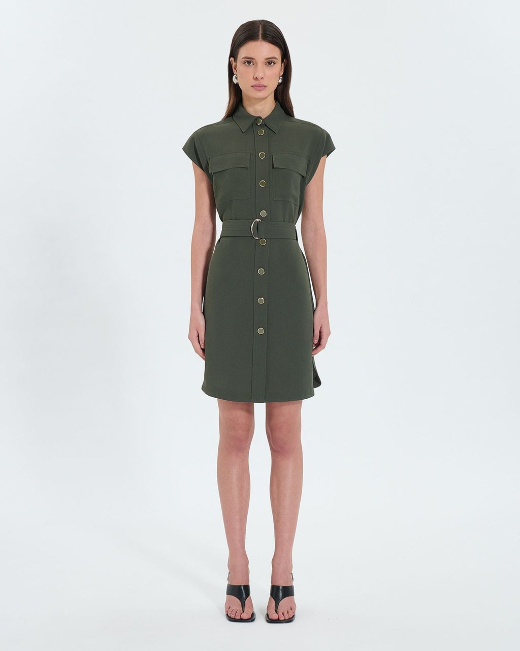 Robe chemise army_4
