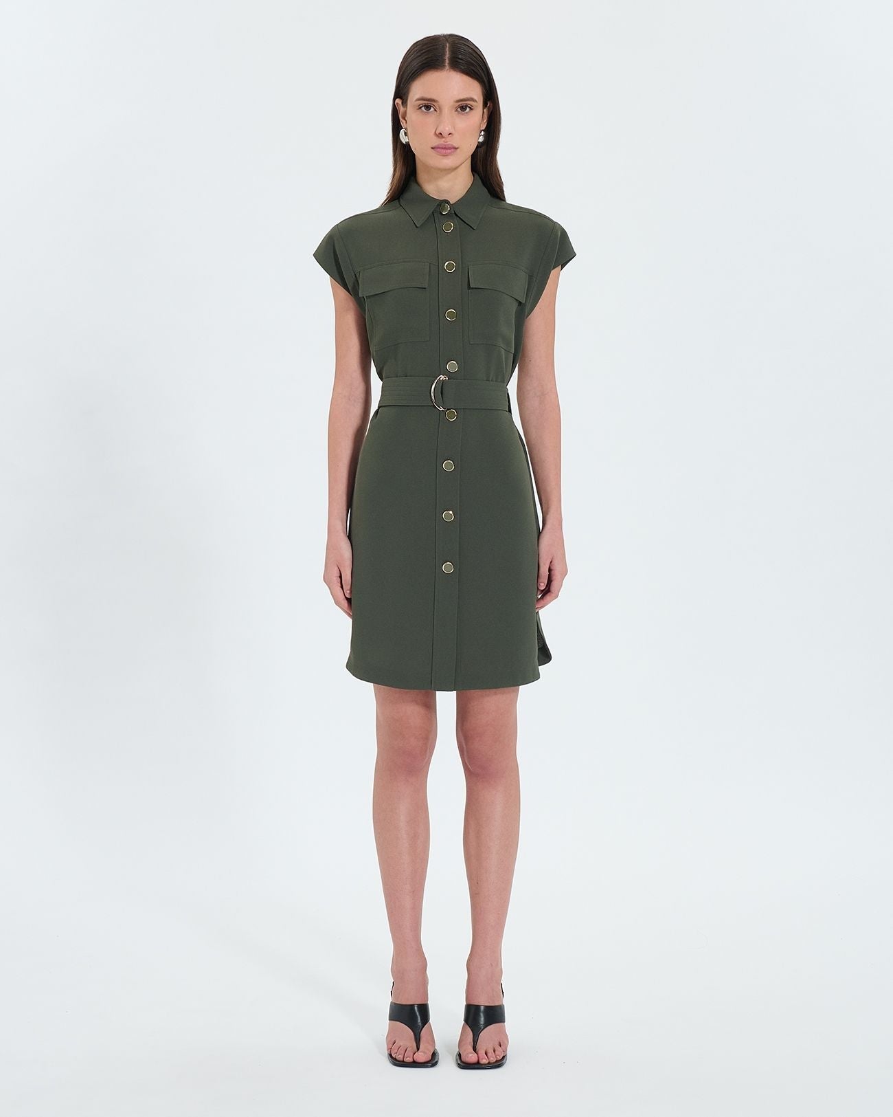 Robe chemise army_4