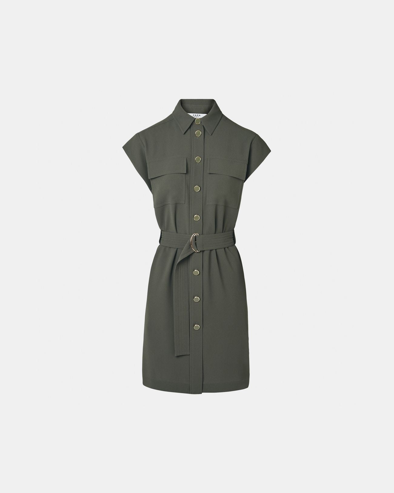 Robe chemise army_5