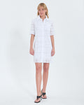 Robe mi longue à broderie anglaise écrue_1