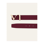 Ceinture L'Amoureuse Rouge/Bordeaux