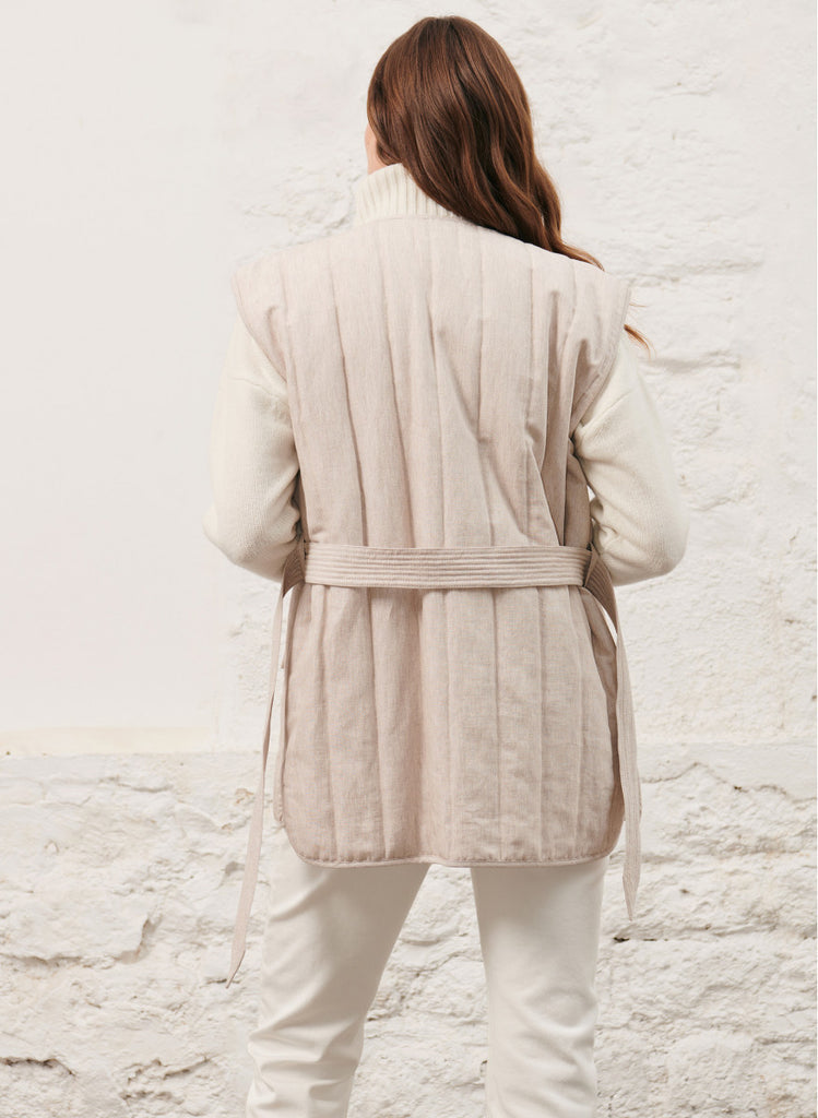 Maison Standards - Veste Sans Manche Carlotta - écru - Femme