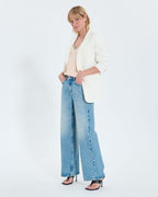 Tee-shirt col V nude_1