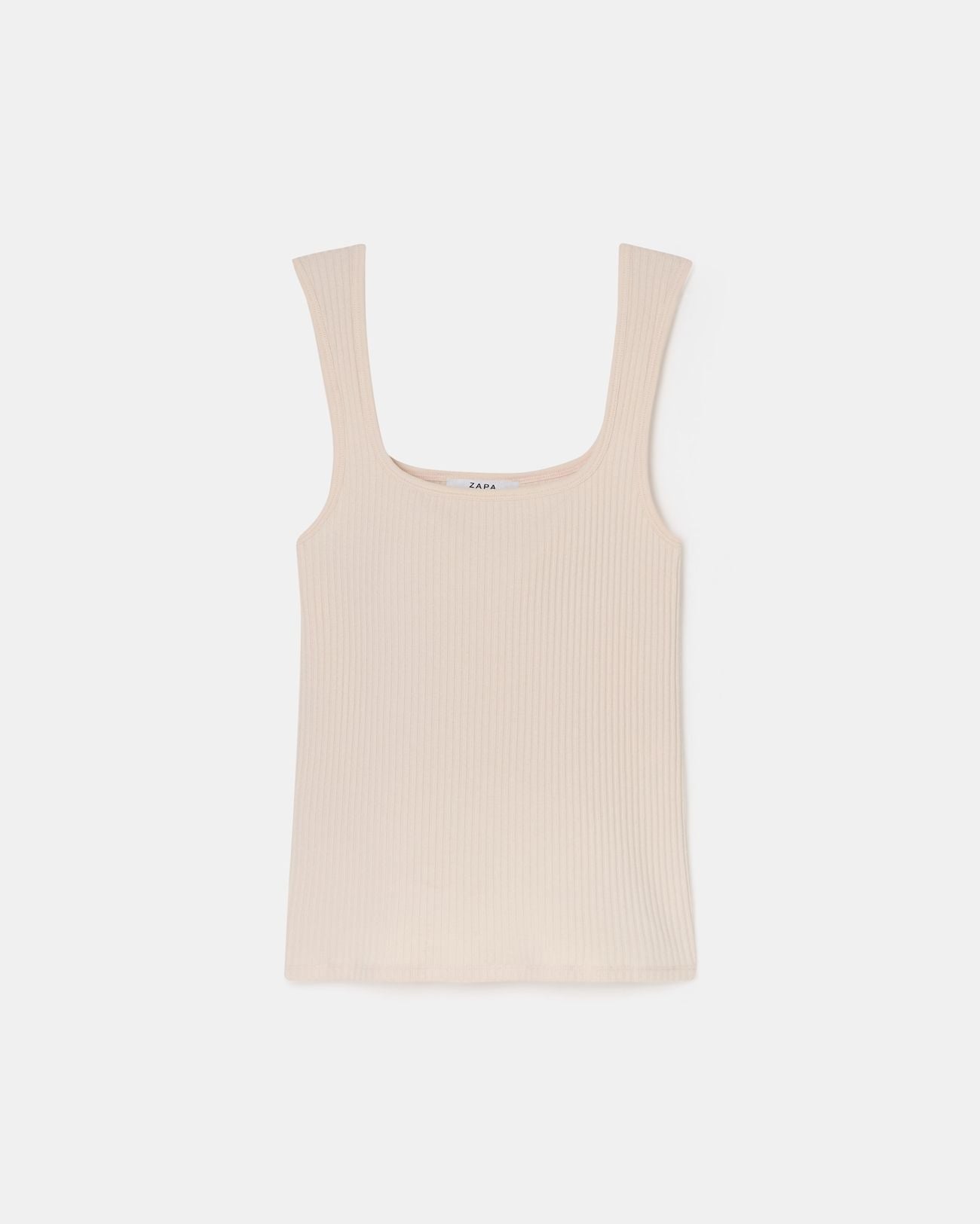 Débardeur en maille nude_5