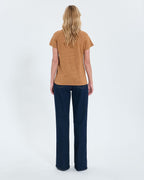 Tee-shirt en lin tabac_3