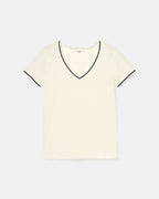 Tee-shirt en lin écru_5
