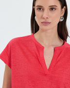 Top en lin corail_2