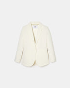 Veste de costume en crêpe écrue_5