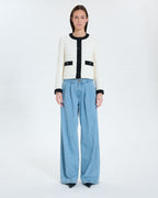 Veste en tweed écrue_4