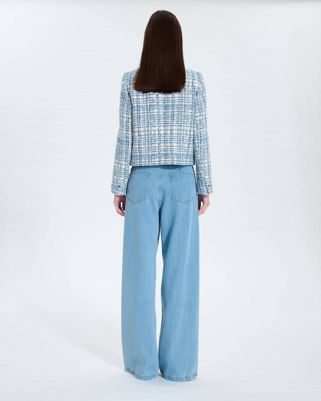 Veste en tweed bleue_4
