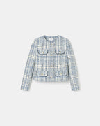 Veste en tweed bleue_6