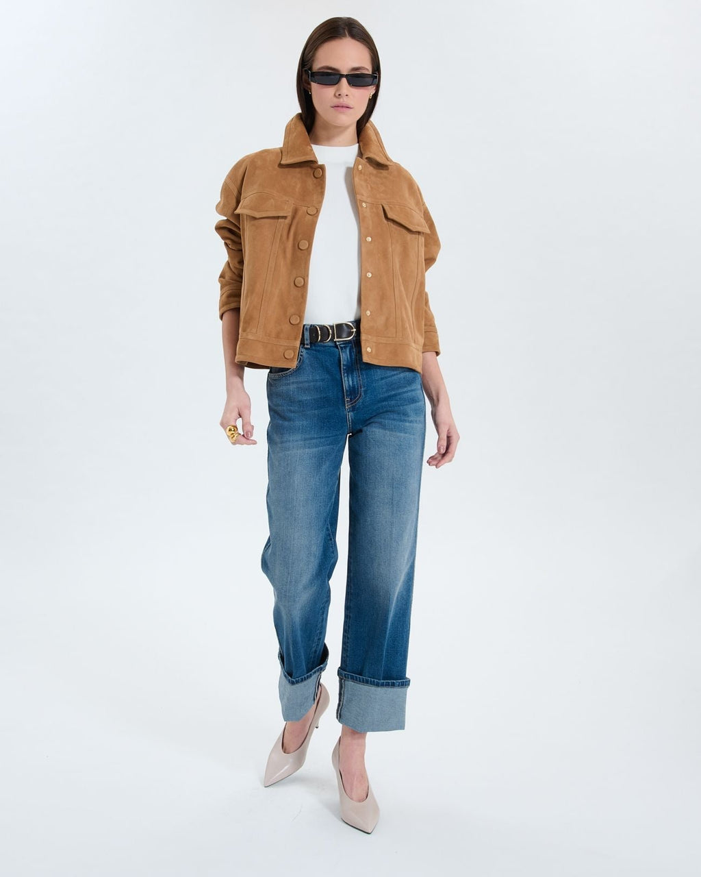 Manteau en suède beige_3