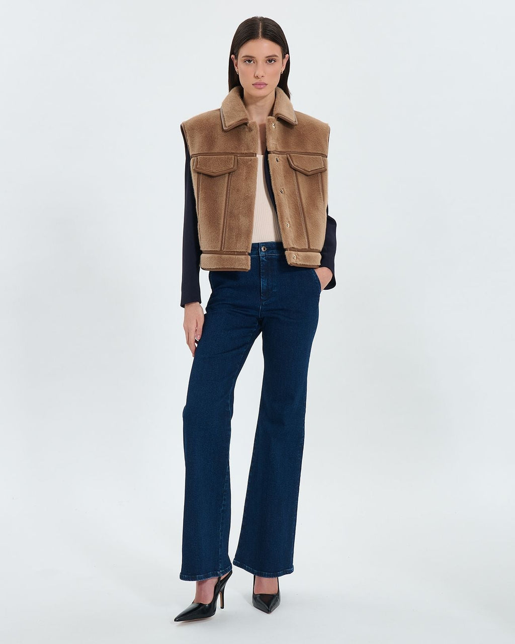 Veste sans manches camel_1