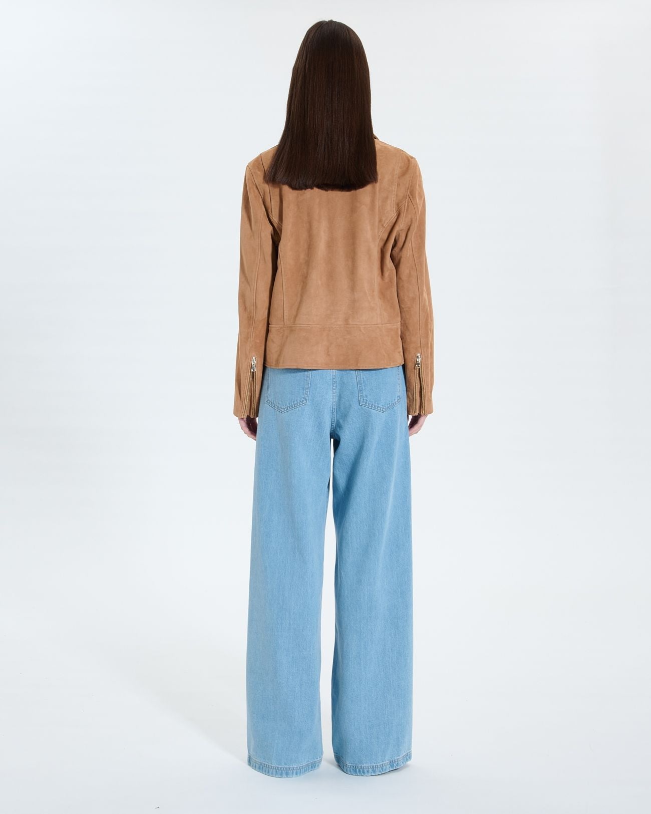 Perfecto en suède beige_3
