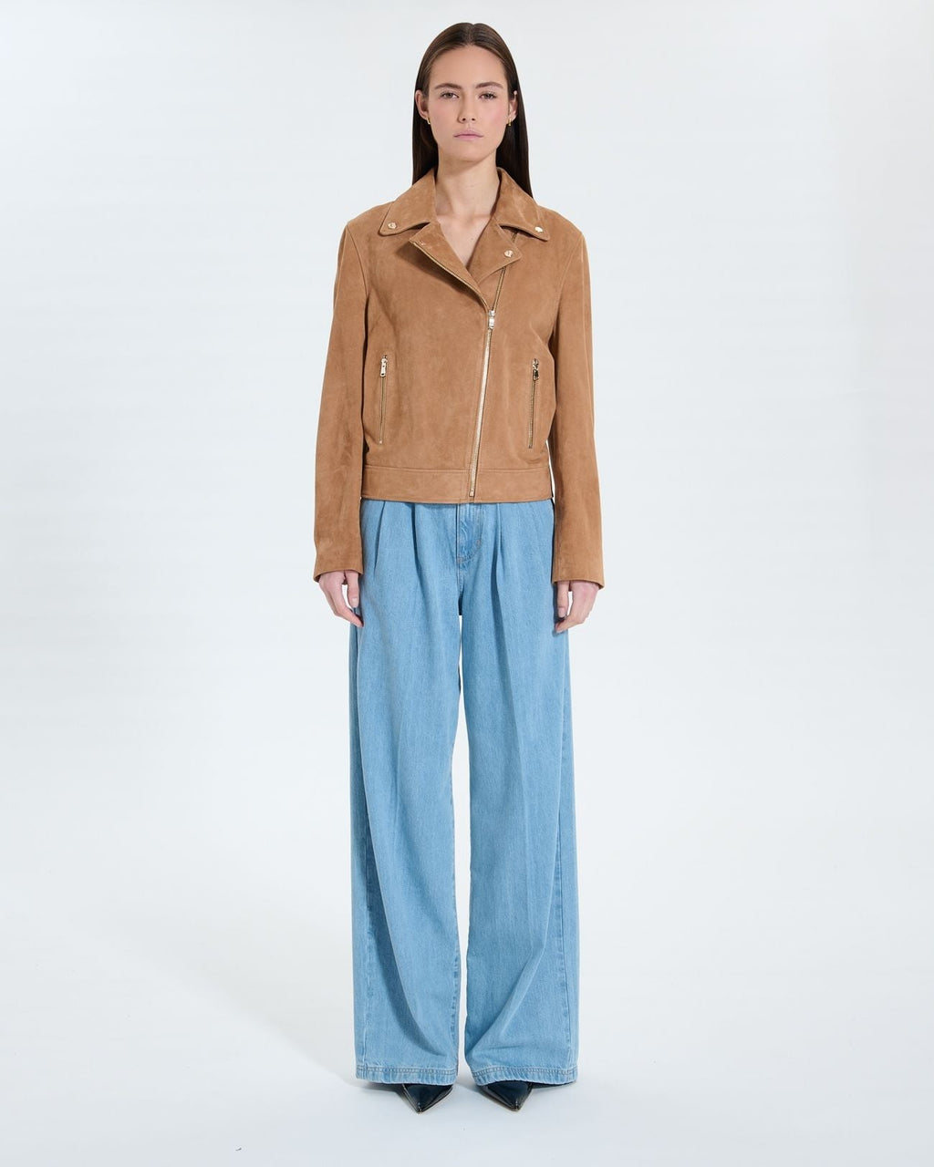 Perfecto en suède beige_4