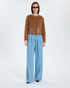 Veste courte camel_2