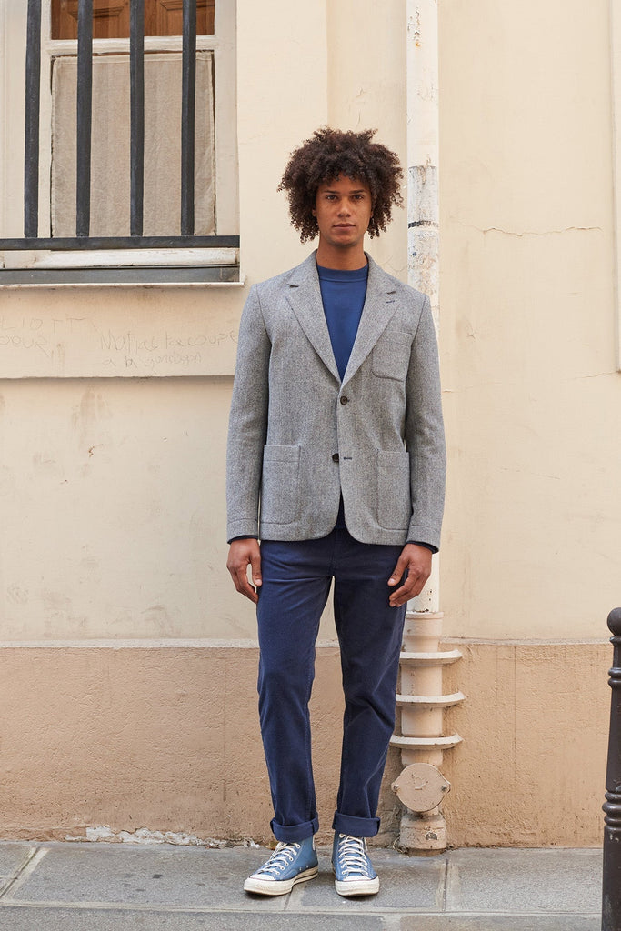 Veste Einstein - Indigo/Ecru