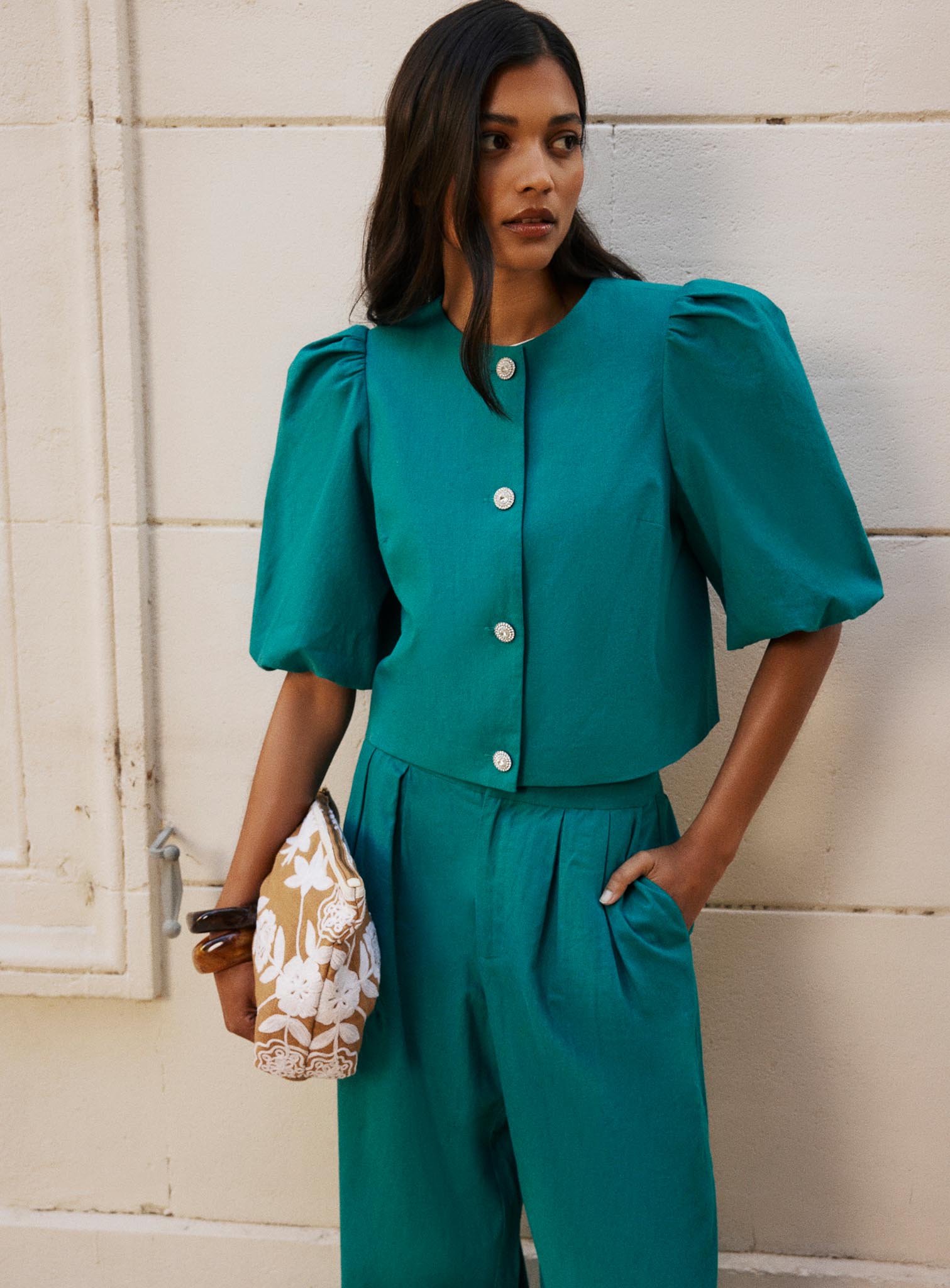 Veste Ines - Emeraude