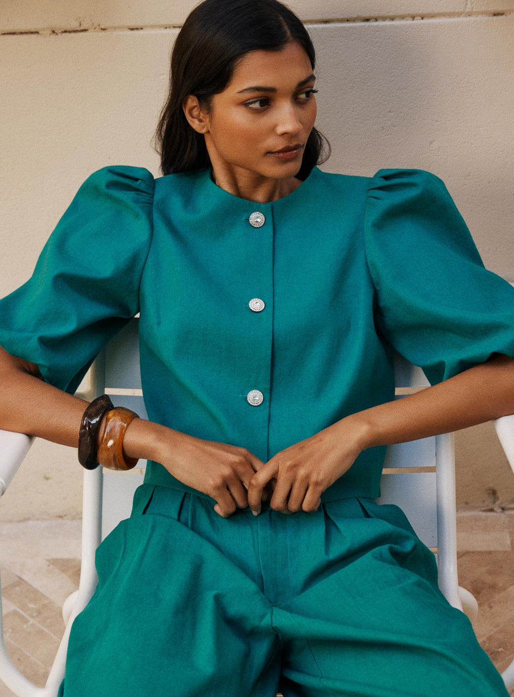 Veste Ines - Emeraude
