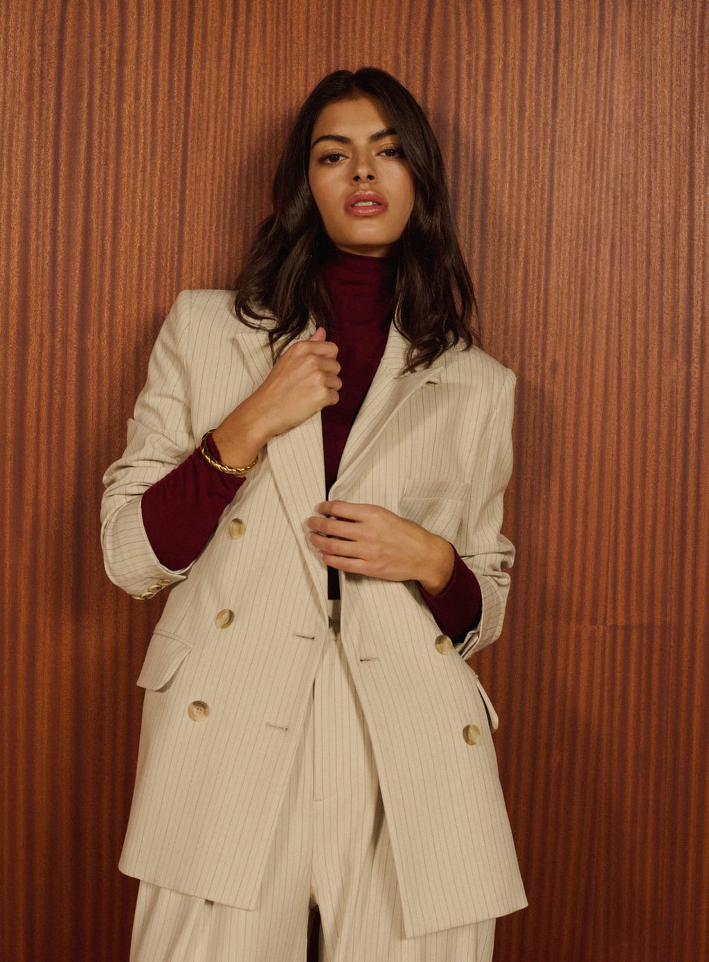 Veste Olive - Creme