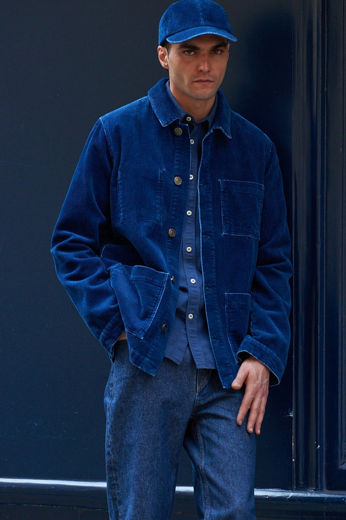 Veste De Peintre Emile - Indigo