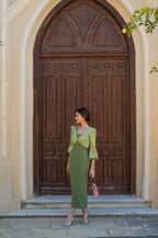 Robe Violet - Vert