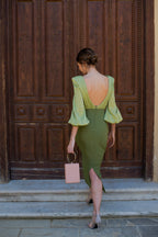 Robe Violet - Vert