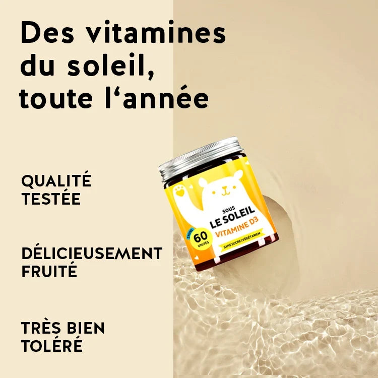 Sous le soleil - avec vitamine D3