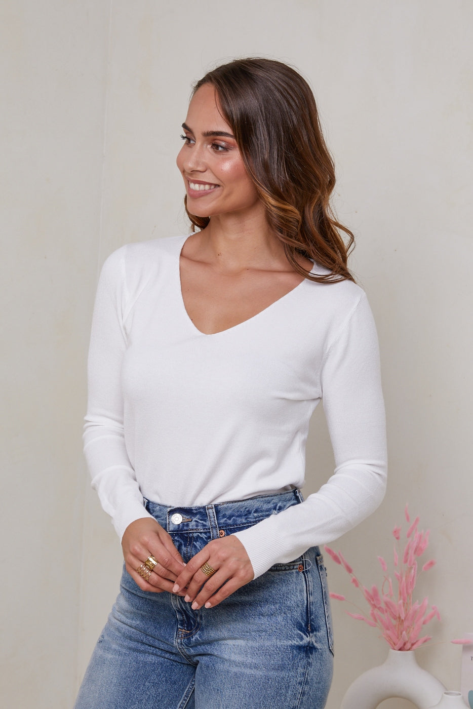 Pull W2001 - Blanc