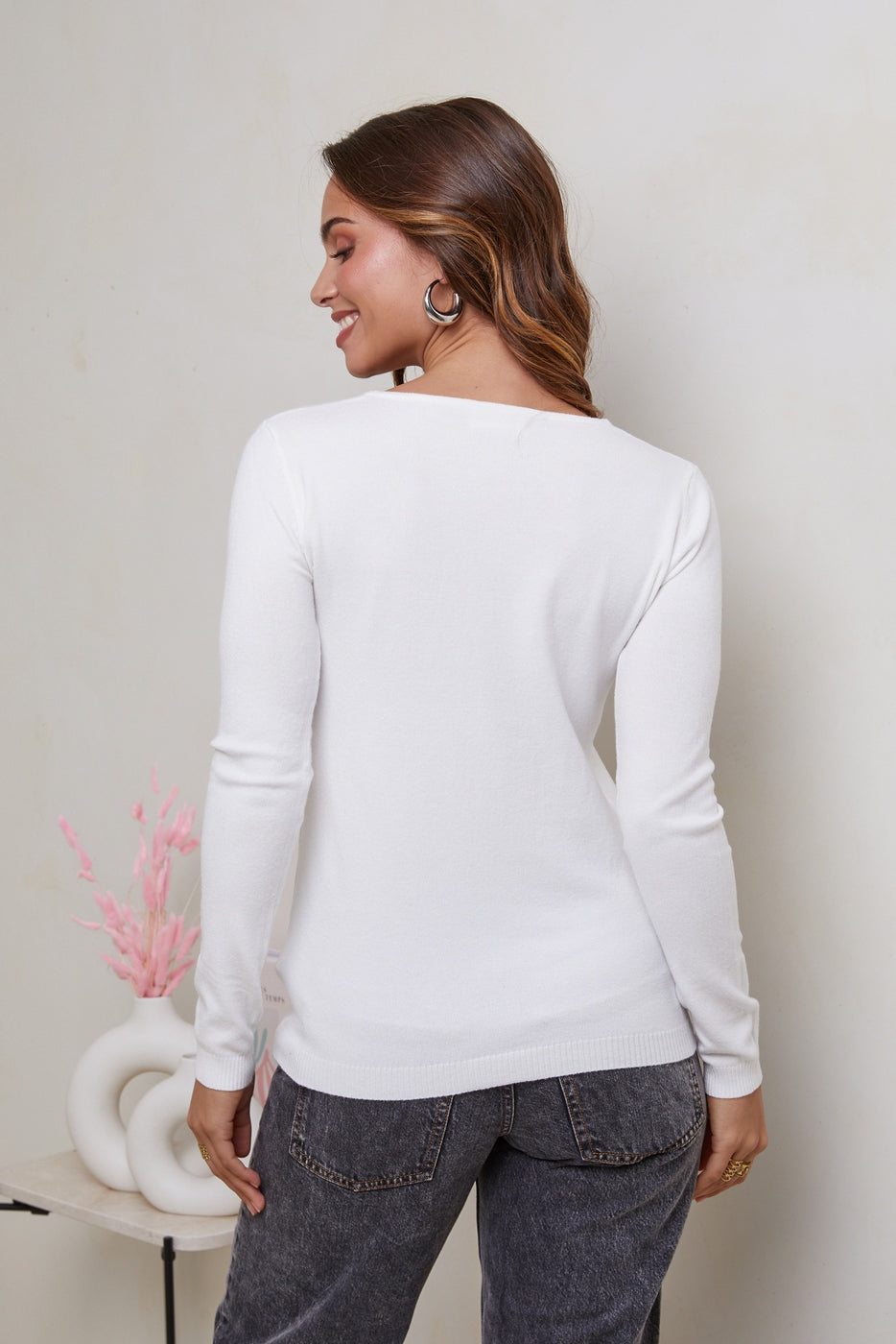Pull W2003 - Blanc