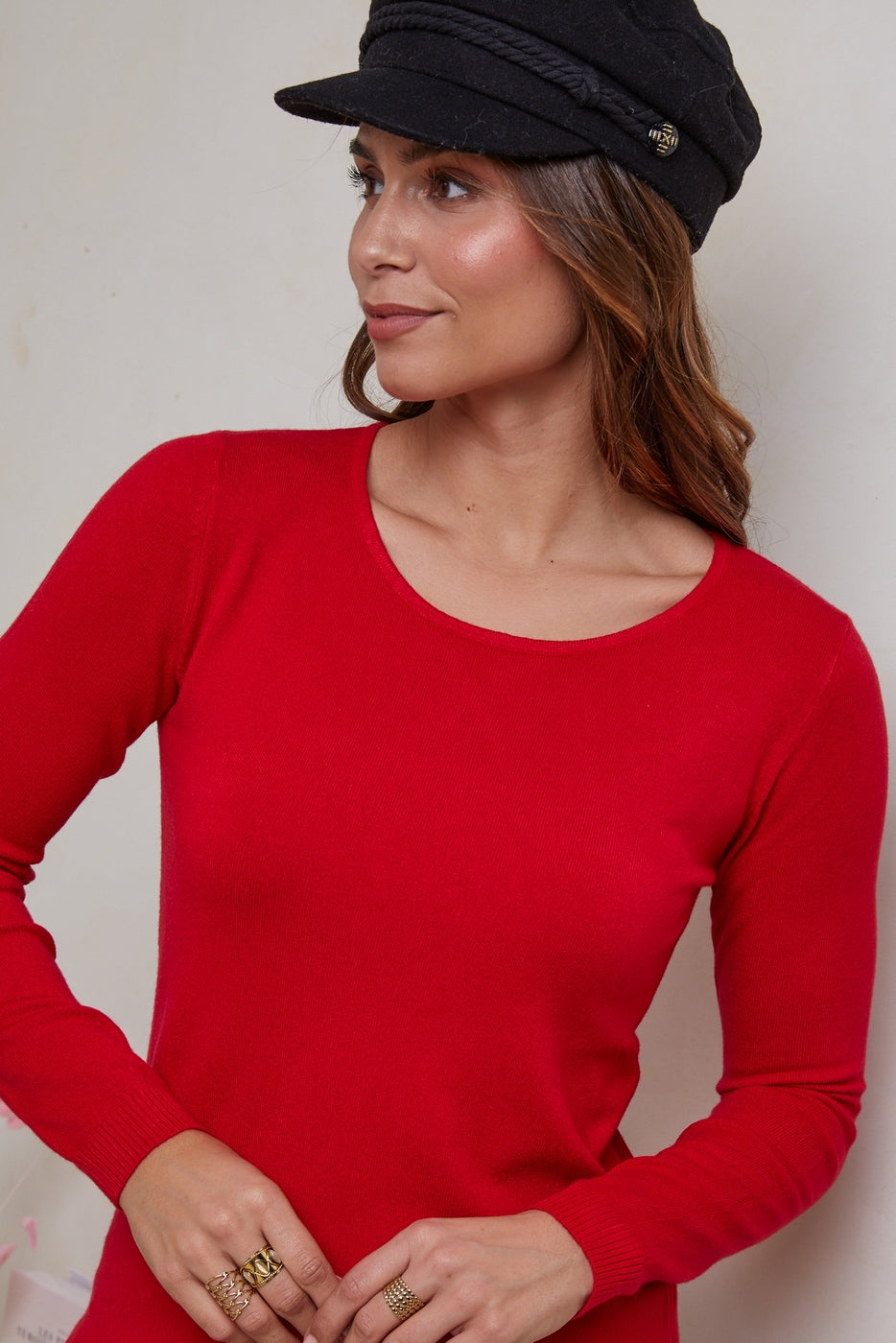 Pull W2003 - Rouge